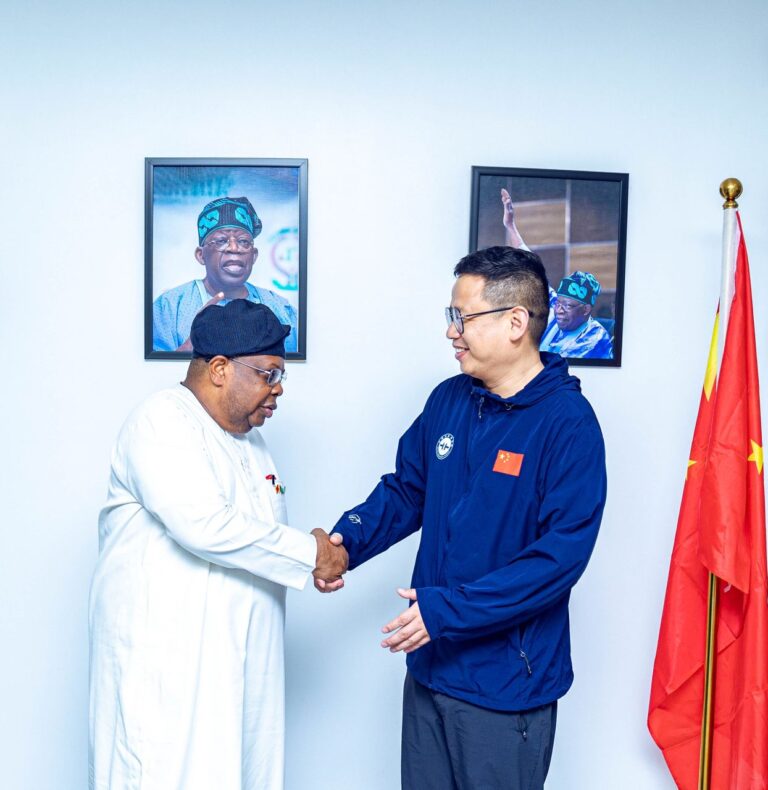 DG NCSP WITH PROFESSOR HU PENG OF CHINA-AFRICA GCC